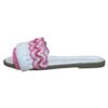 Macrame Boho Chic Flat Slippers for Women Model Flower