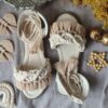 Macrame Sling Back Sandals for Woman Handmade Model Start