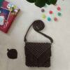 Macrame Sling Bag Handwoven for Women Model Boho