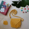 Macrame Sling Bag Handwoven for Women Model Boho