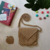 Macrame Sling Bag Handwoven for Women Model Boho