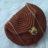 Macrame Sling Bag for Women Handwoven Model Circular