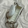 Macrame Sling Bag for Women Handwoven with Leaf Design