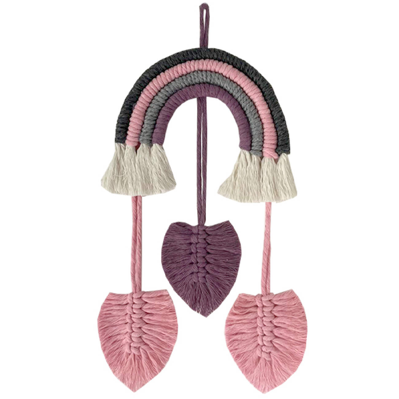 Macrame Wall Hanging Tapestry Art Bohemian Model Rainbow