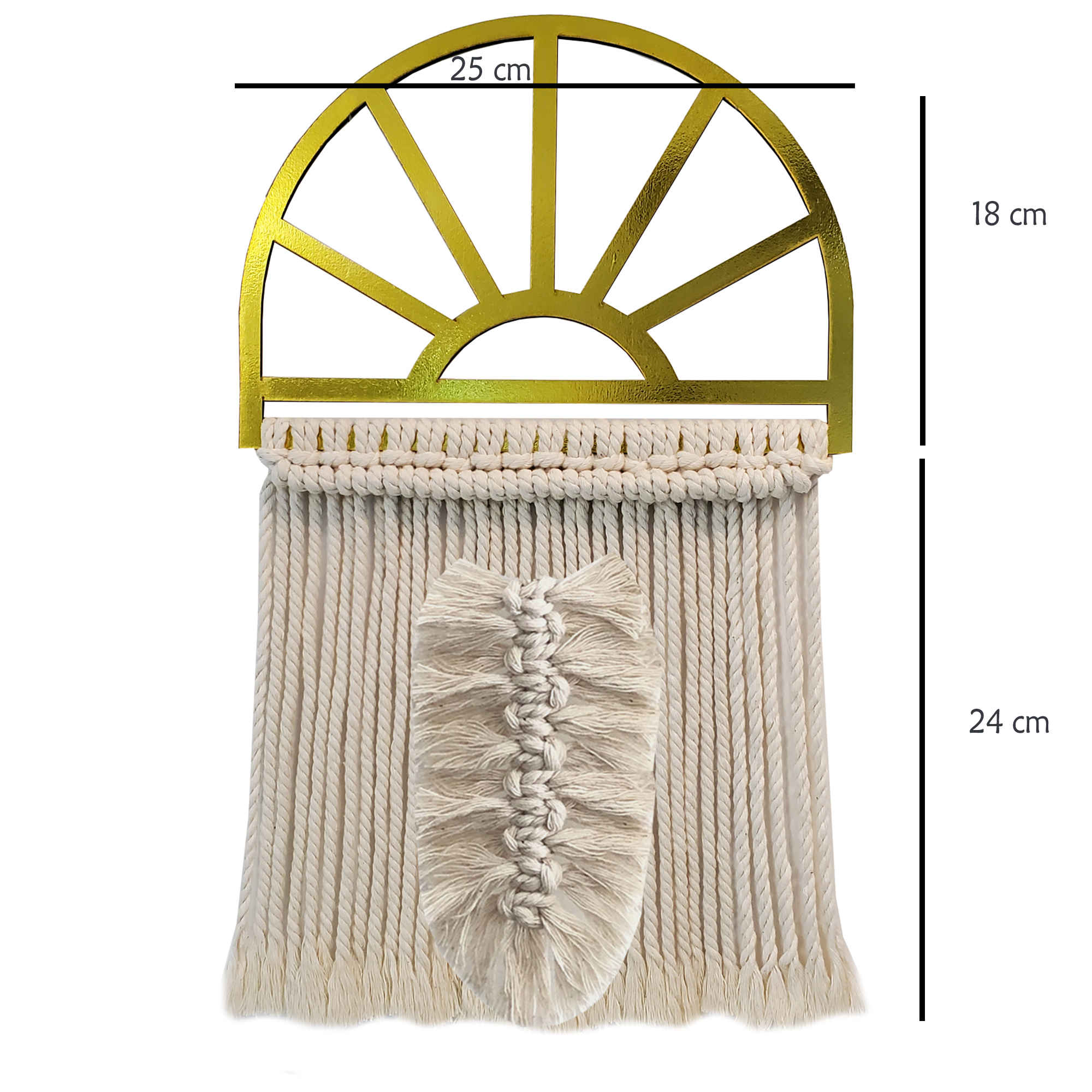 Macrame Wall Hanging Tapestry Art Bohemian Model Window