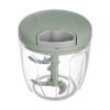 Manual Vegetable Hand Chopper with Blades Stainless Steel