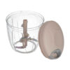 Manual Vegetable Hand Chopper with Blades Stainless Steel