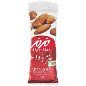 Maz Maz Salted & Roasted Almonds 37gr (x10)