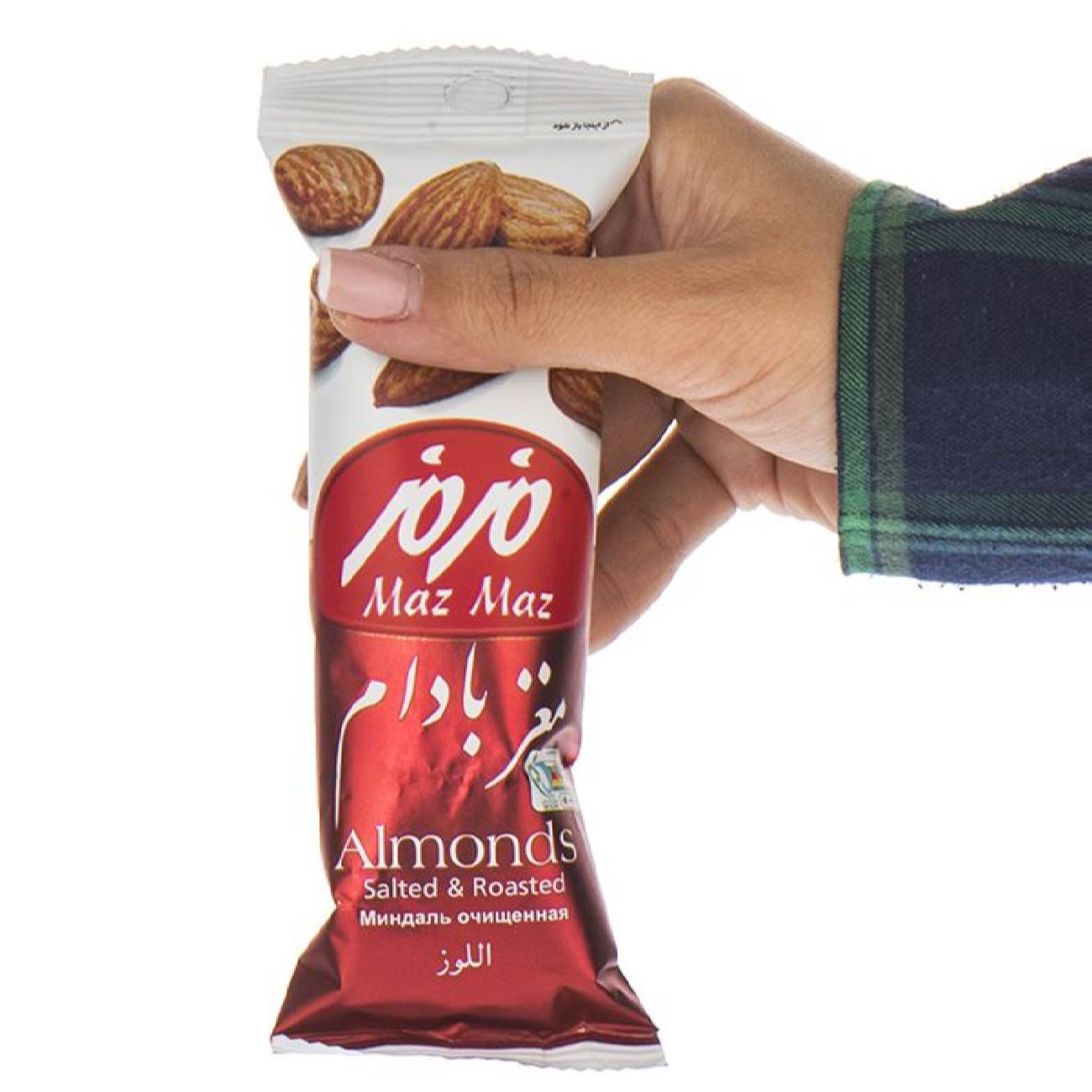 Maz Maz Salted & Roasted Almonds 37gr (x10)