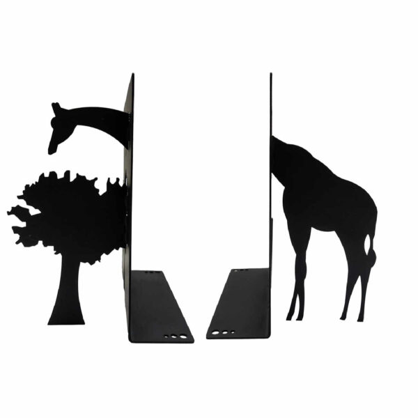 Giraffe Design Metal Art Bookend – Playful Option for Kids’ Shelves