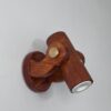 Minimalist Adjustable Wooden Wall Sconce Light