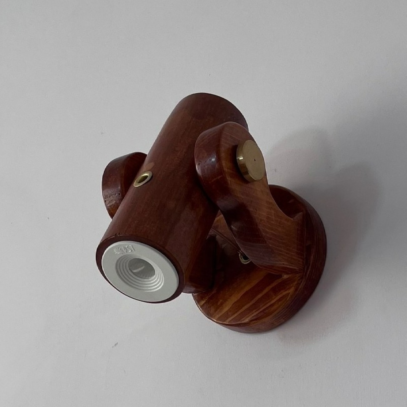 Minimalist Adjustable Wooden Wall Sconce Light