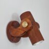 Minimalist Adjustable Wooden Wall Sconce Light