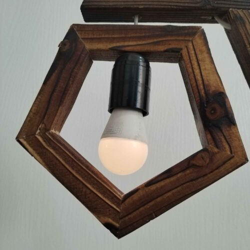 Minimalist Wooden Desk Lamp Handcrafted Suitable for Reading
