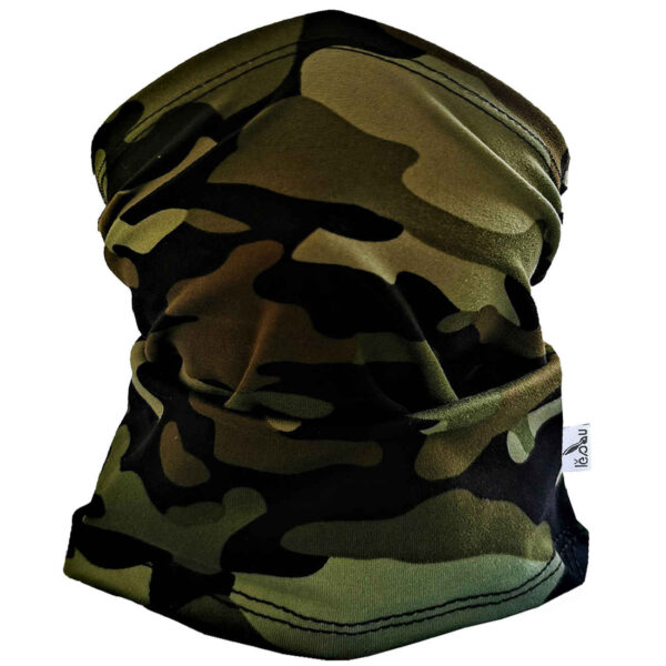 Multifunctional Sports Tube Scarf with Camouflage Design
