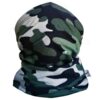 Multifunctional Sports Tube Scarf with Camouflage Design