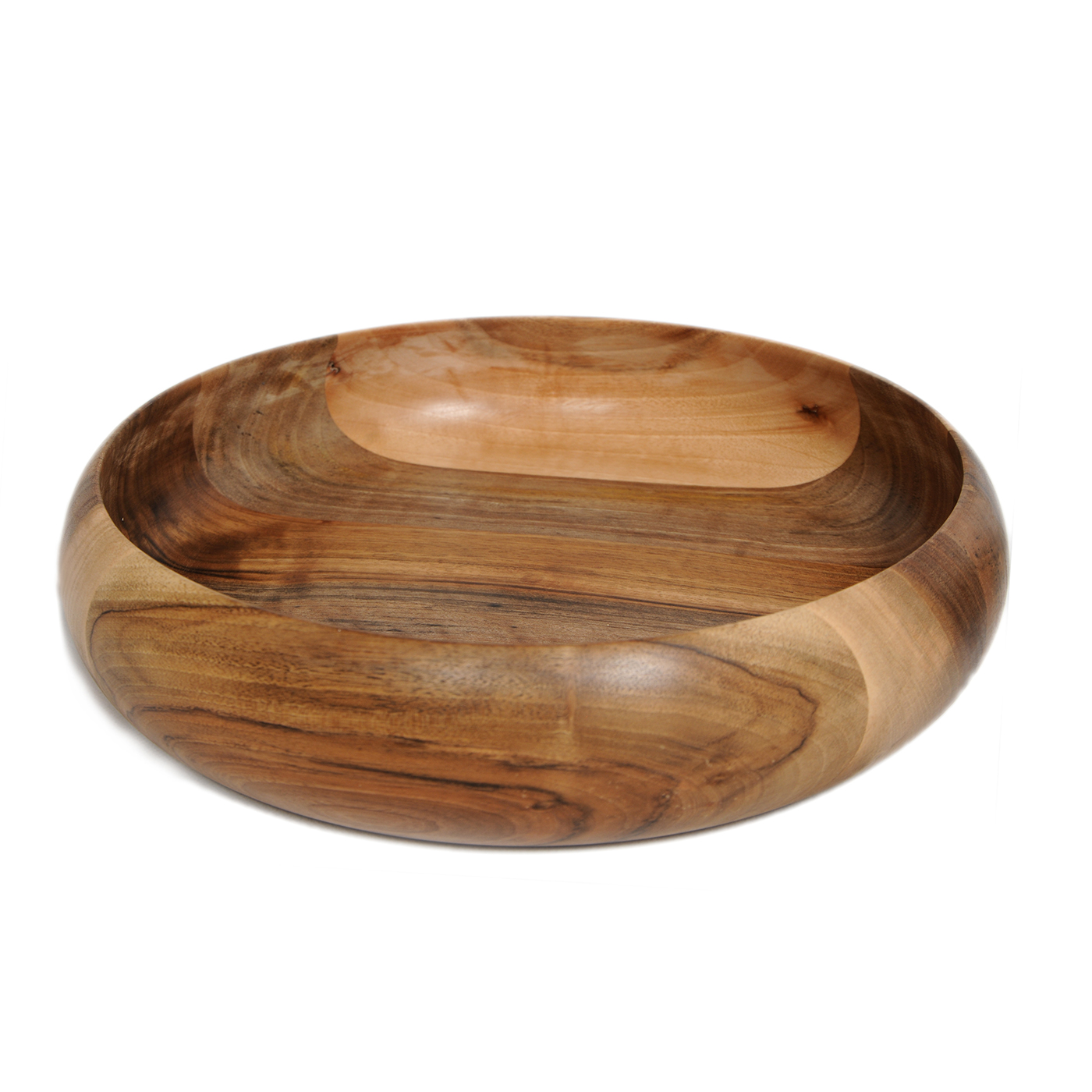 Natural Wooden Bowl Made of Walnut Wood