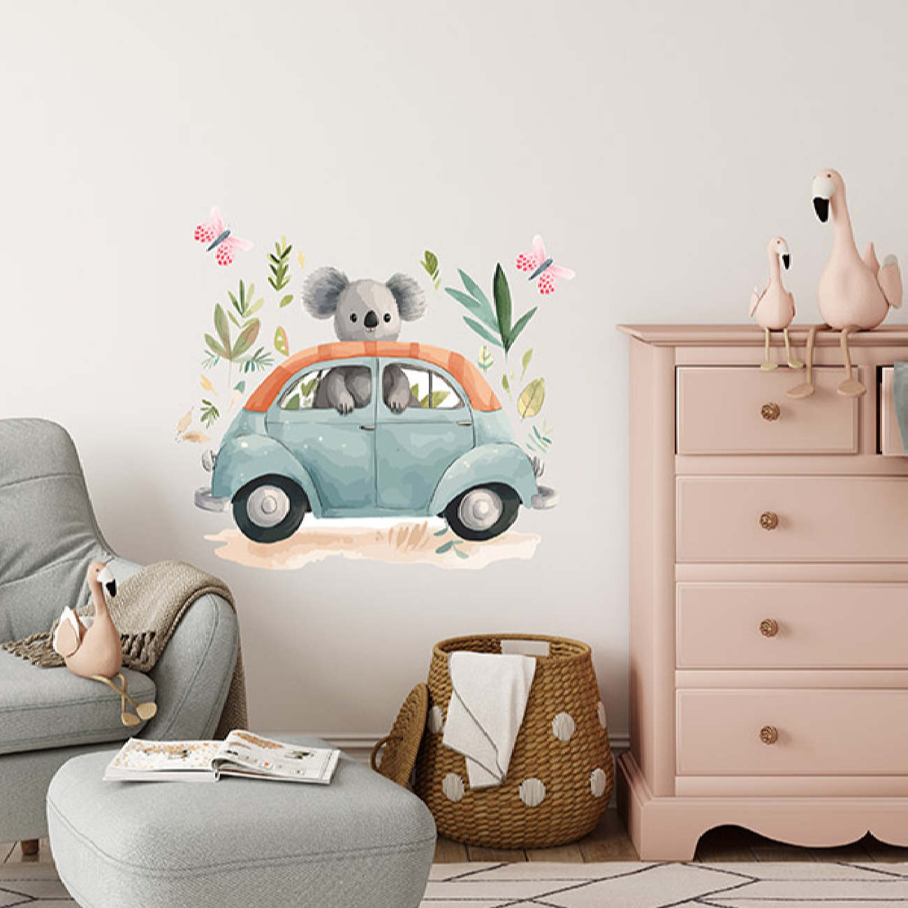 Nursery Wall Sticker for Baby’s Room Model Happy Koala