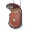Taweez Neck Pouch - Original Leather Amulet - Authentic Islamic Symbol