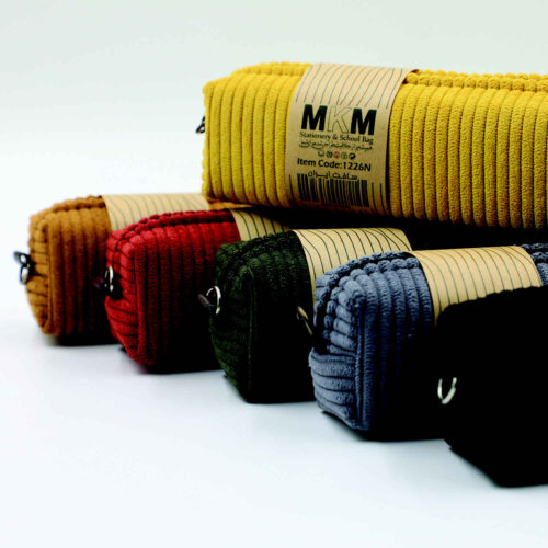 Pencil Pouch with Zipper for School & Office Supplies Model Shahin
