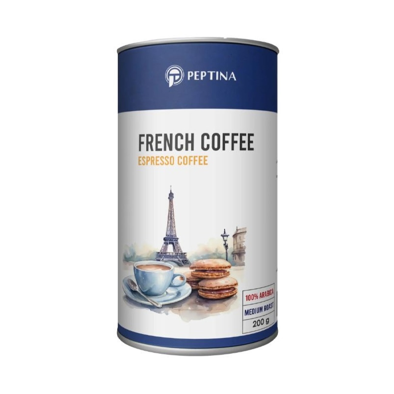 Peptina French Espresso Coffee Medium Roasted 200 gr (x3)