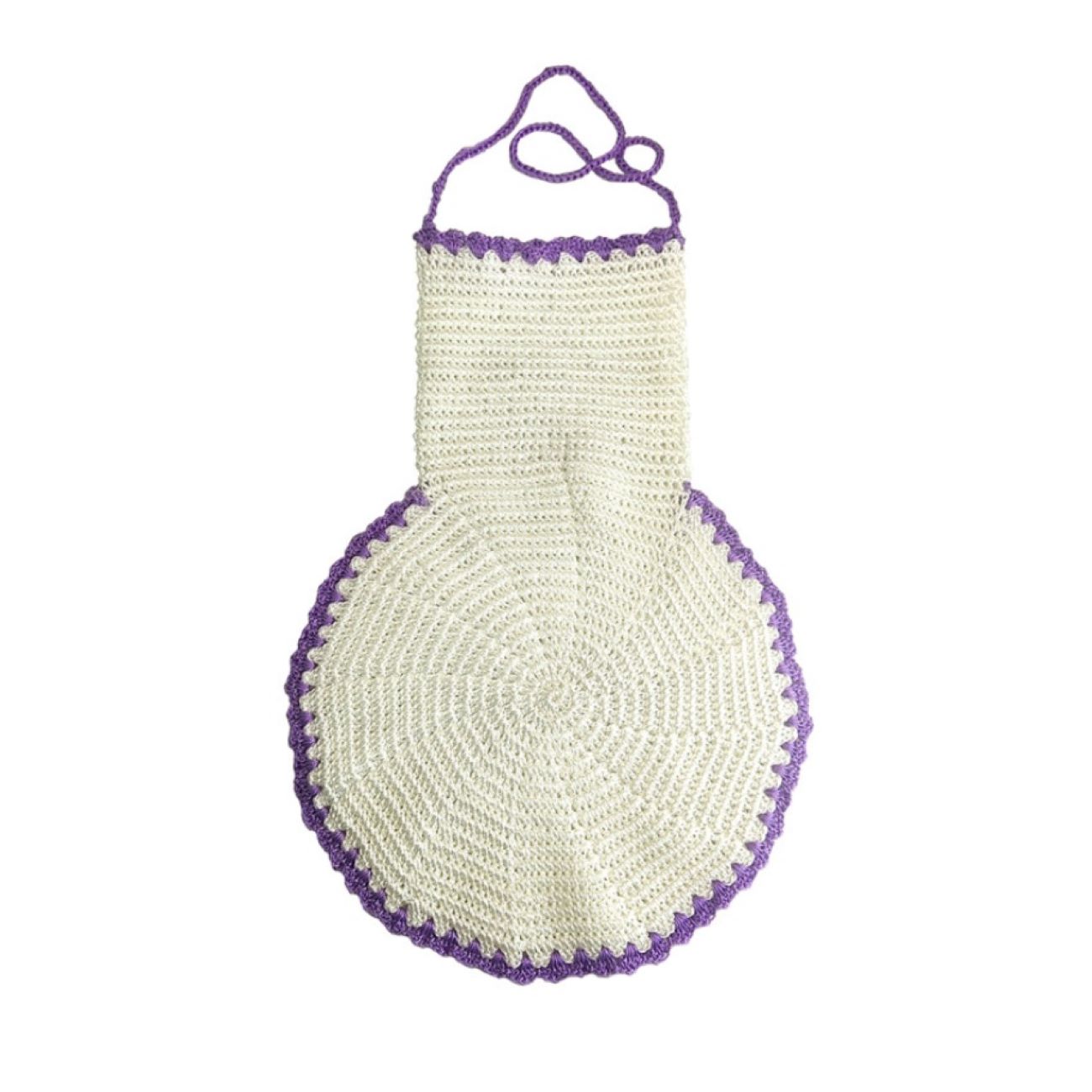 Persian 100% Silk Bath Mitt Traditional Crochet Shower Mitt (x2)