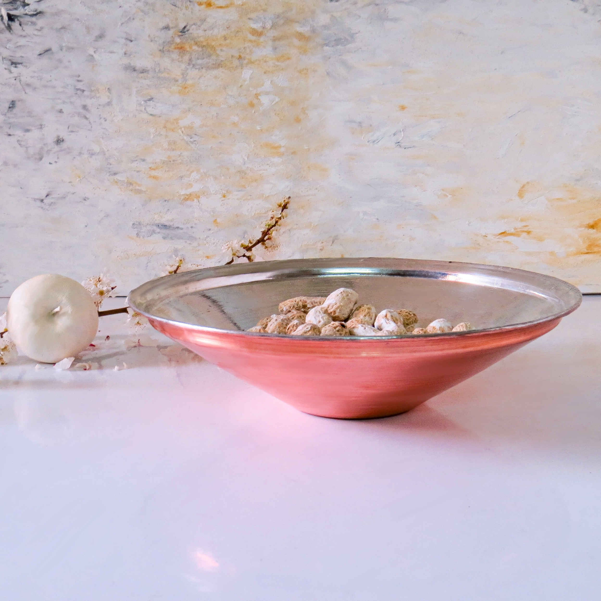 Persian Copper Bowl Handcrafted – Model Nahal