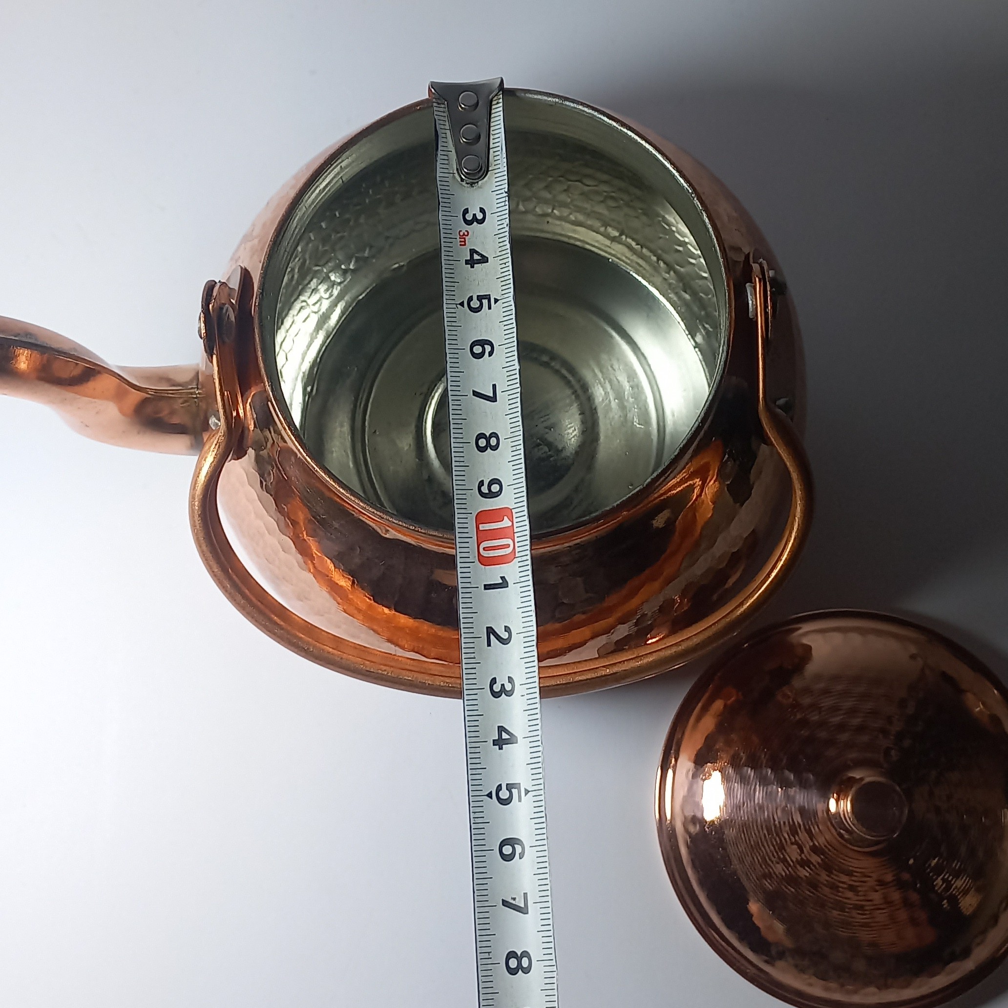 Persian Copper Double Teapot Durable & Hammered Nano Coated