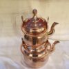 Persian Copper Double Teapot Handmade Durable & Hammered