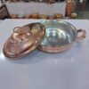 Persian Copper Sauté Pan - Hand-Hammered with Lid (Cyrus Model)
