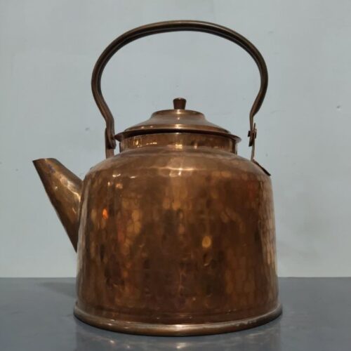 Persian Copper Tea Kettle Durable Stovetop Traditional Hammered Jaleh