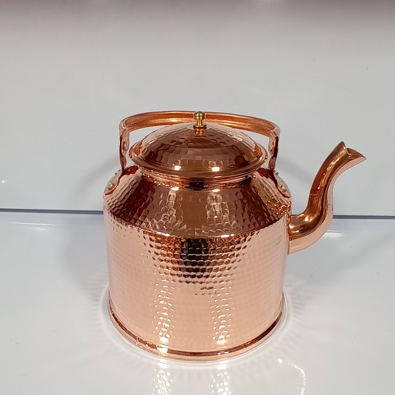 Persian Copper Tea Kettle Durable Stovetop Traditional Hammered Simin