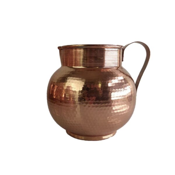 Persian Copper Pitcher Handmade & Hammered Model Asha