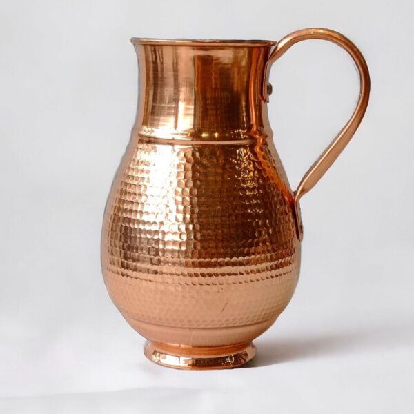 Persian Copper Pitcher Handmade & Hammered Model Masoumeh