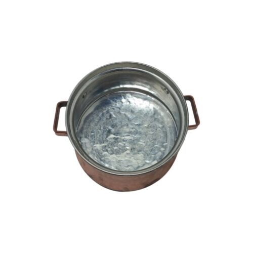 Persian Copper Stock Pot – Hammered & Handmade Model Barbod