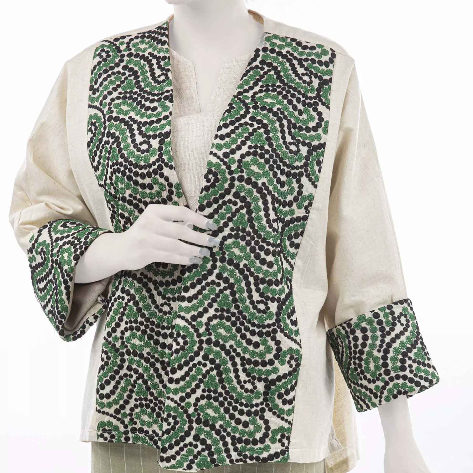 Persian Embroidered Manto for Women Model Dotted