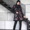 Persian Embroidered Manto for Women Model Flower