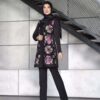 Persian Embroidered Manto for Women Model Flower