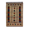 Persian Gabbeh Rug with Wool Authentic Handwoven in Shiraz Animal Motifs