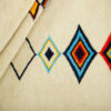 Persian Gabbeh Rug with Wool Handwoven in Fars Geometric Cream