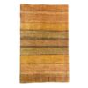 Persian Gabbeh Wool Rug Authentic Handwoven in Shiraz Striped Light Brown