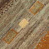 Persian Gabbeh Wool Rug Genuine Handwoven in Fars Geometric