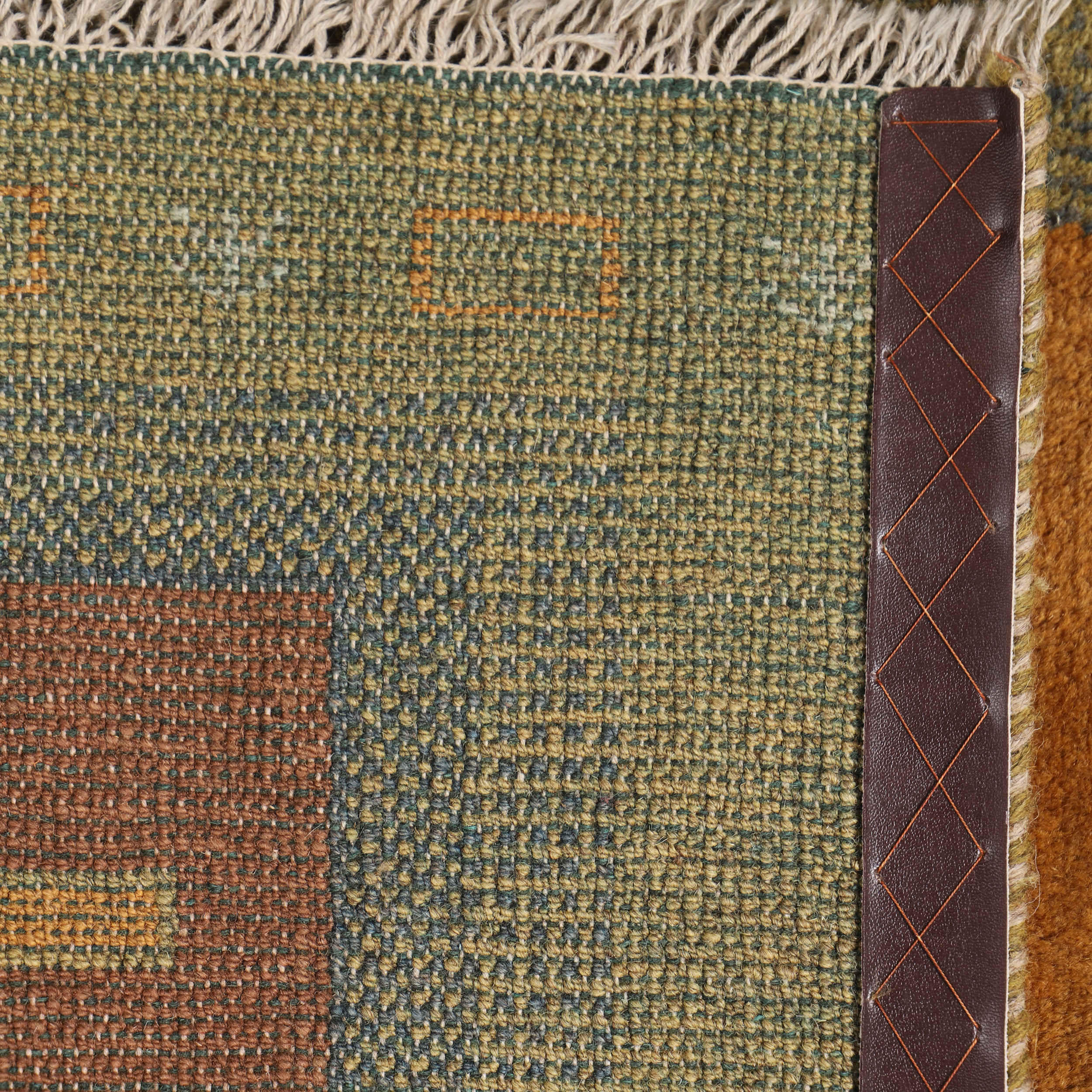 Persian Gabbeh Wool Rug Genuine Handwoven in Fars Geometric