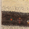 Persian Gabbeh Wool Rug Genuine Handwoven in Khorasan Animal Motifs
