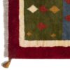 Persian Gabbeh Wool Rug Original Handwoven in Fars Geometric