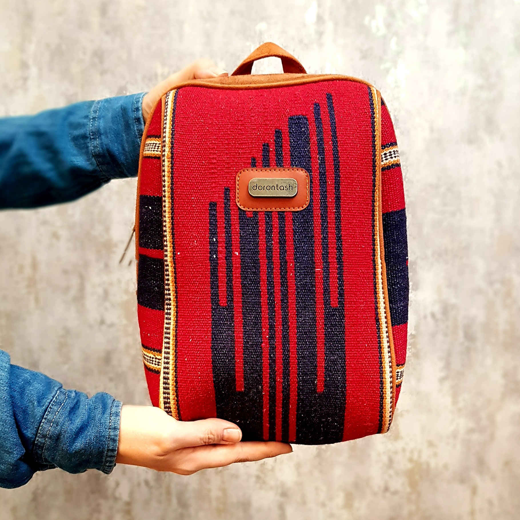 Persian Kilim Casual Backpack Handmade Model Ethnic