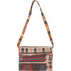 Handwoven Kilim Crossbody Shoulder Bag with Traditional Design