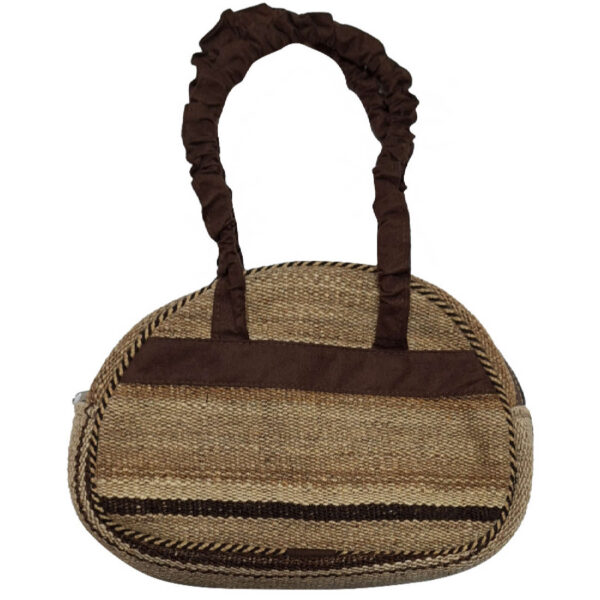 Persian Kilim Handbag with Ethnic Design Model Oval