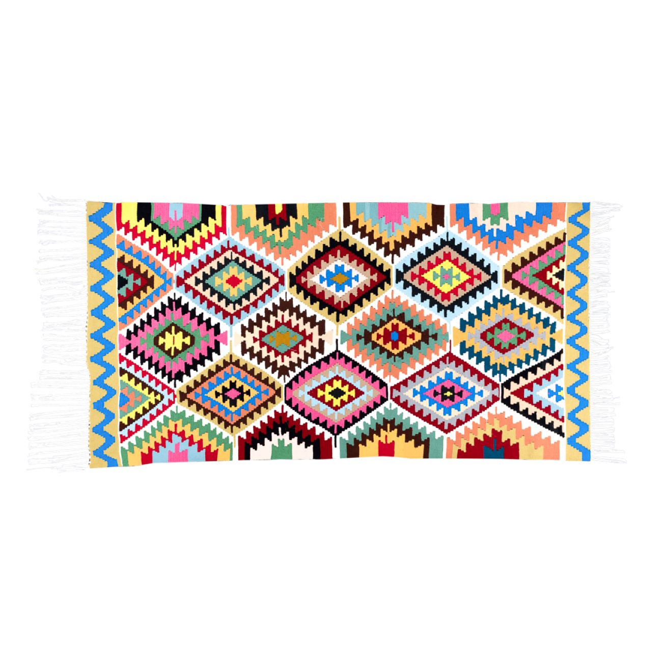 Persian Kilim Rug Handwoven in Ardabil Qashqai