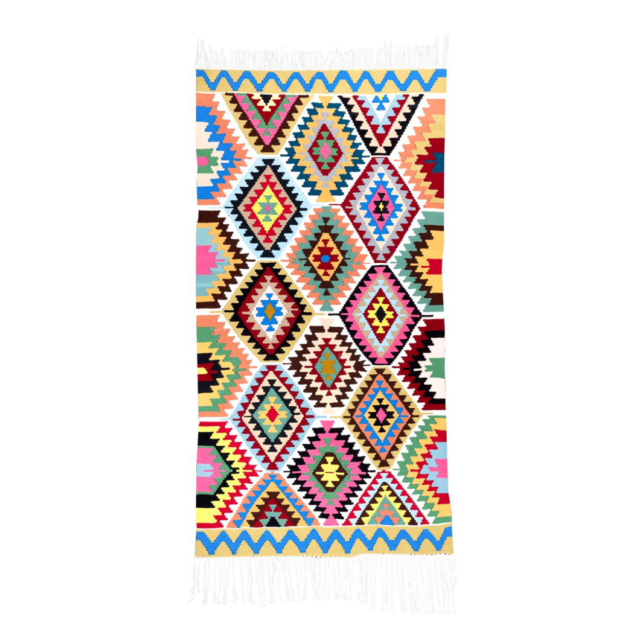 Persian Kilim Rug Handwoven in Ardabil Qashqai